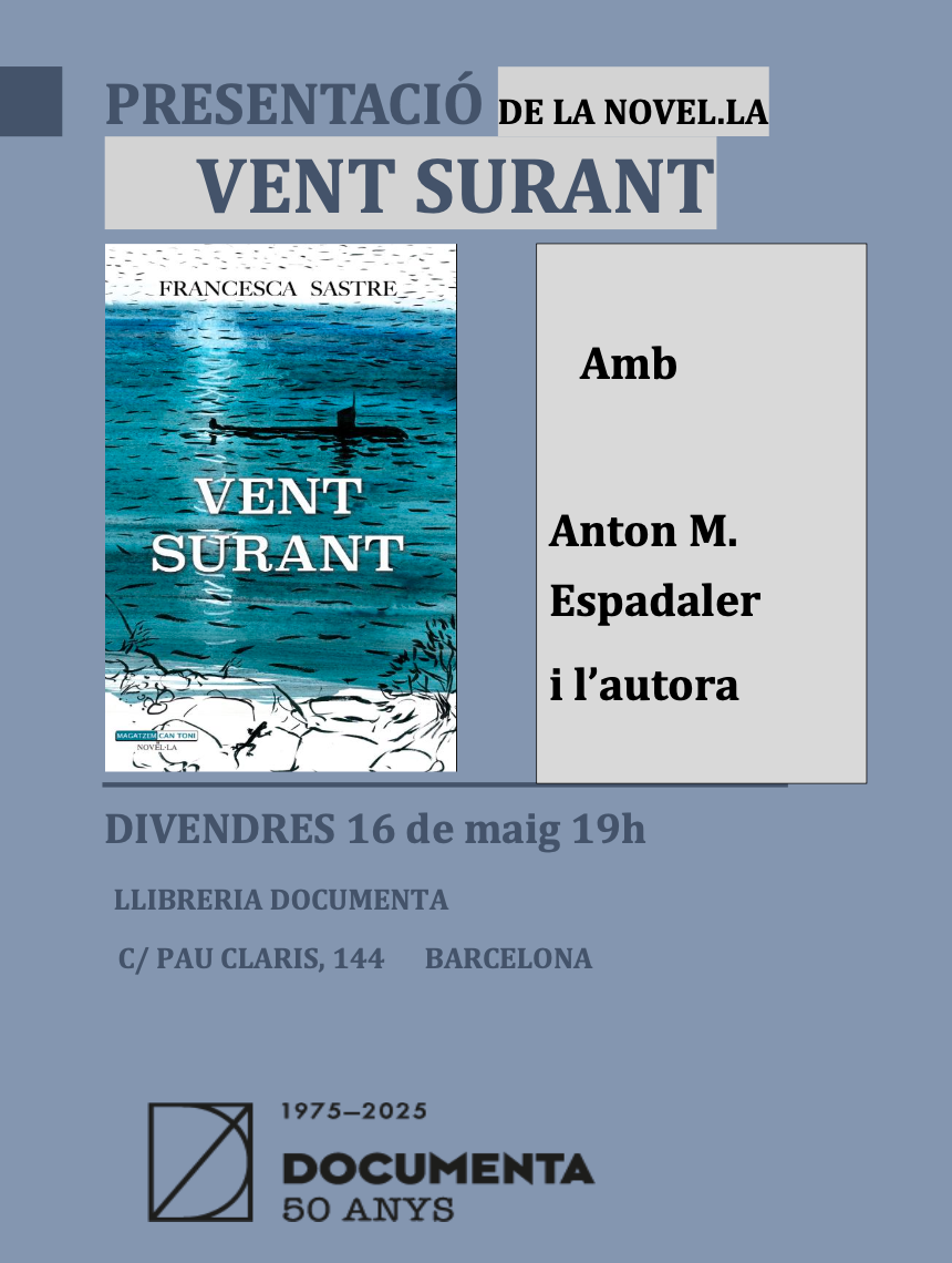 Presentació «Vent surant», de Francesca Sastre - 