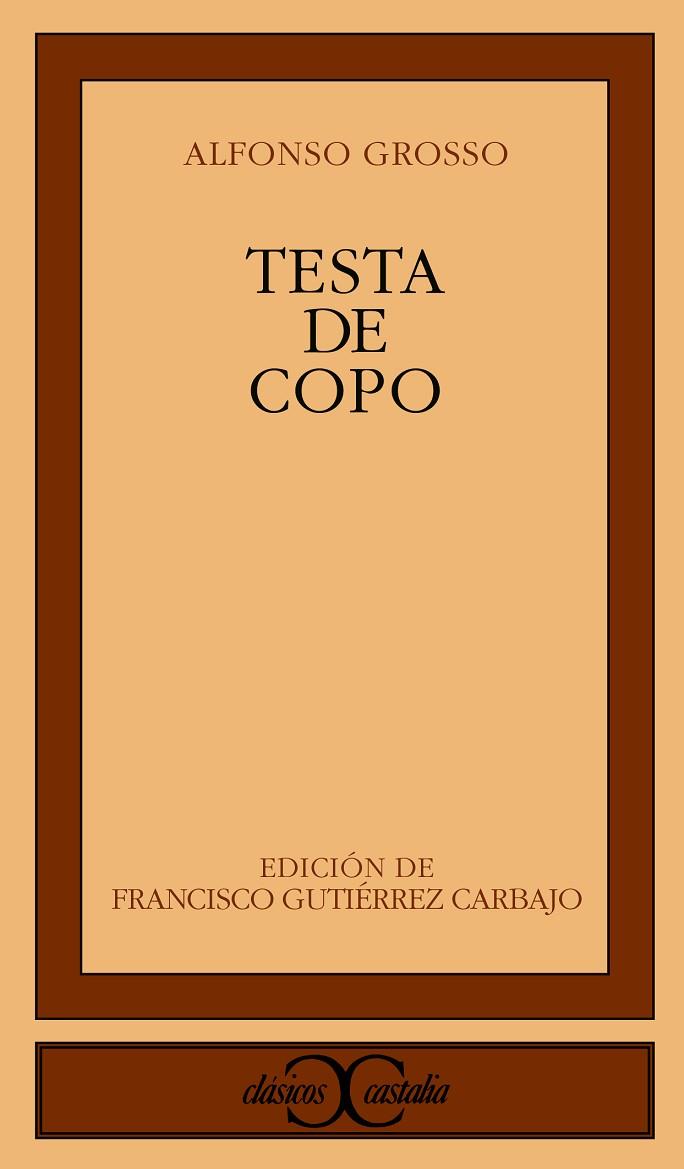 TESTA DE COPO | 9788497401913 | GROSSO