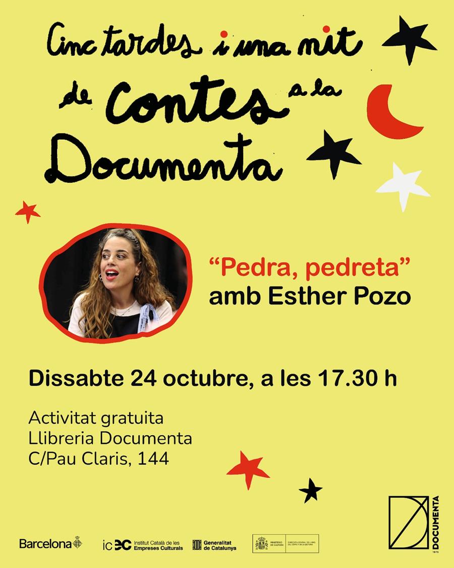 Tarda de contes a la Documenta: Pedra Pedreta amb Esther Pozo - 
