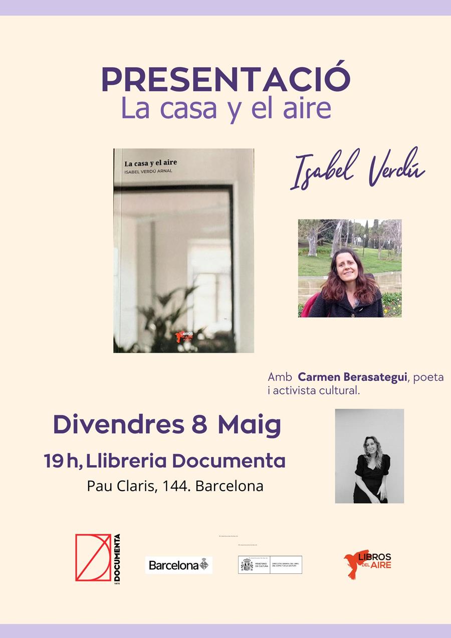 Presentació «La casa y el aire» d'Isabel Verdú - 