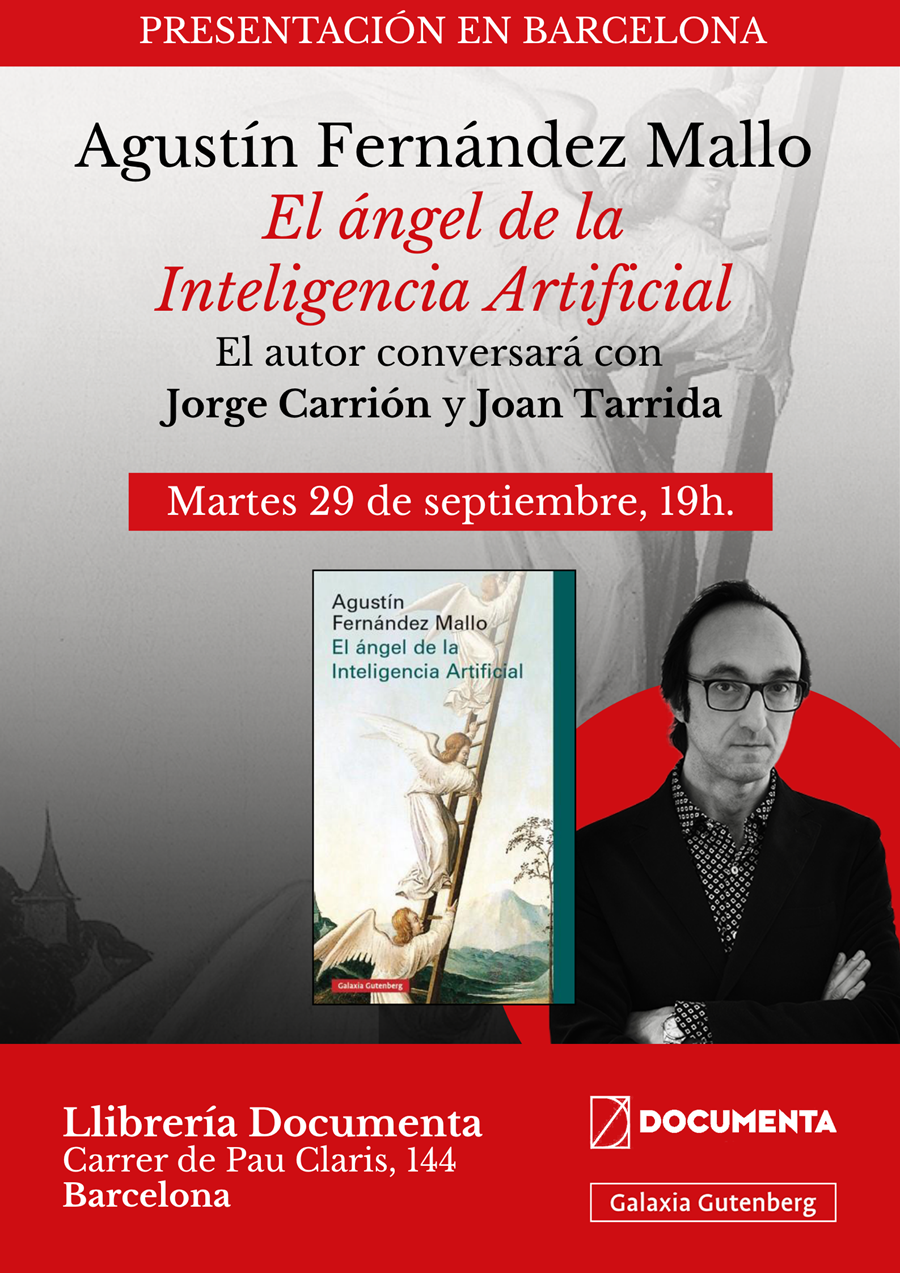 Presentació «El ángel de la Inteligencia Artificial» d'Agustín Fernández Mallo - 