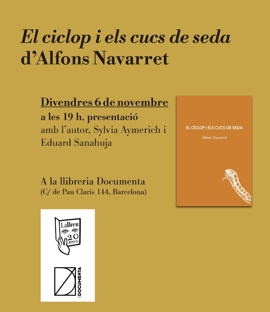 Presentació «El ciclop i els cucs de seda», d'Alfons Navarret - 