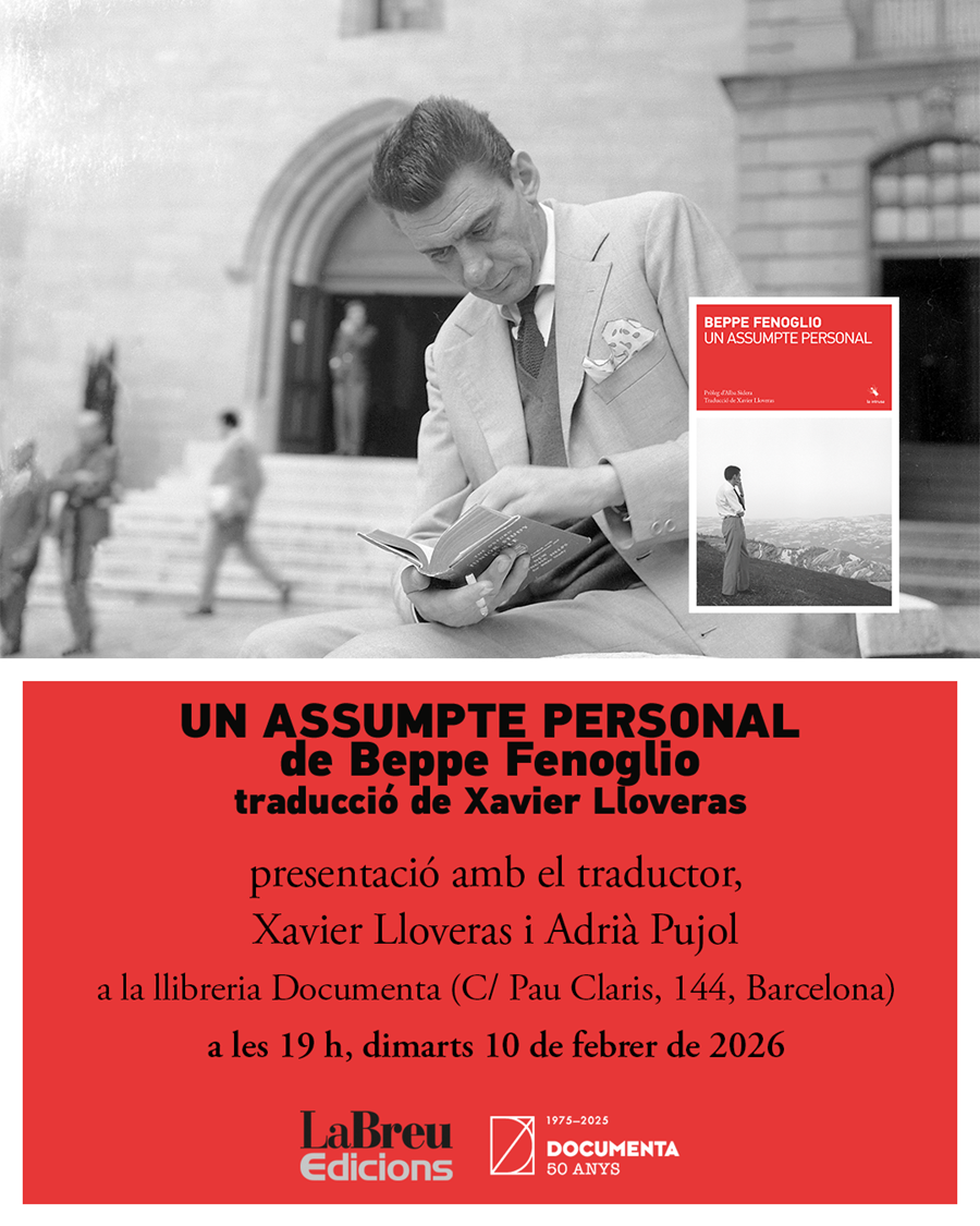 Presentació «Un assumpte personal» de Beppe Fenoglio - 