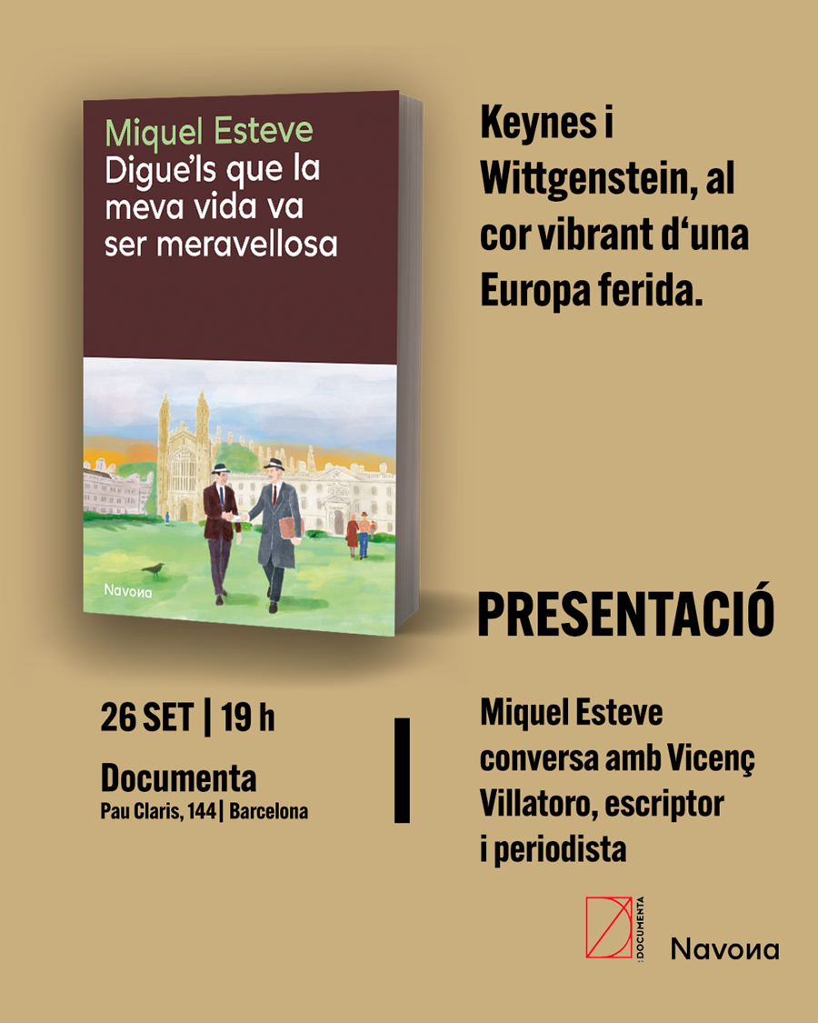 Presentació «Digue´ls que la meva vida va ser meravellosa» de Miquel Esteve - 