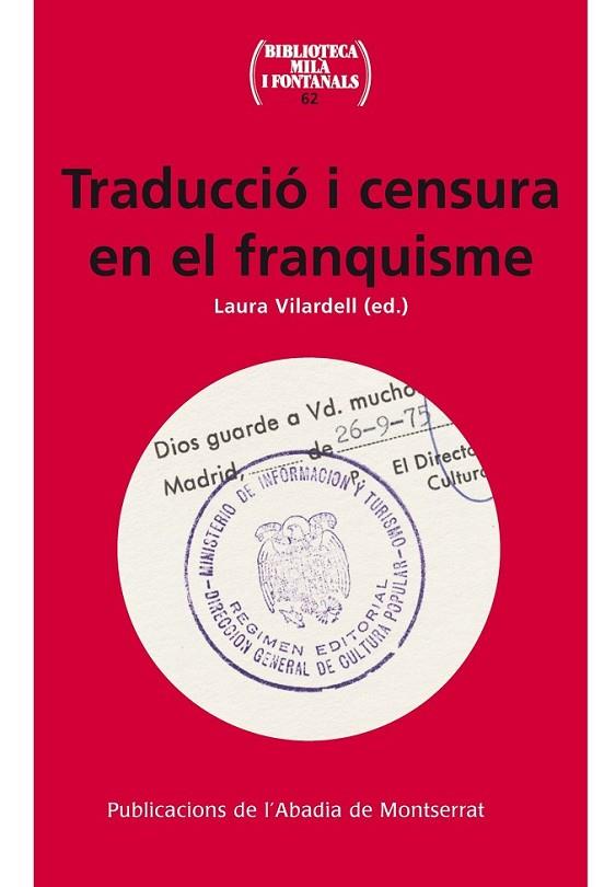 TRADUCCIÓ I CENSURA EN EL FRANQUISME | 9788498838183 | VILARDELL, LAURA