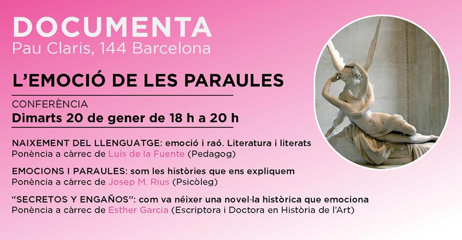 Conferència «L'emoció de les paraules»  - 