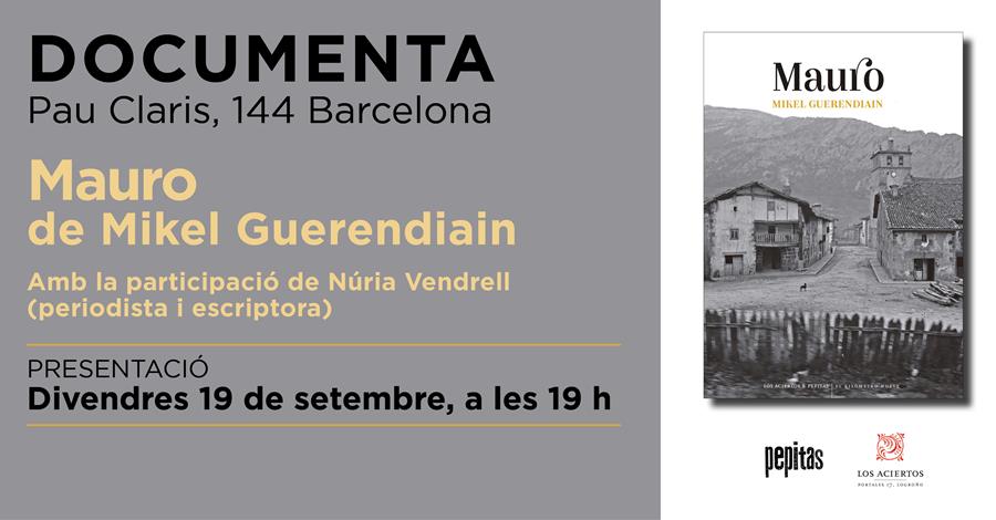 Presentació «Mauro» de Mikel Guerendiain - 
