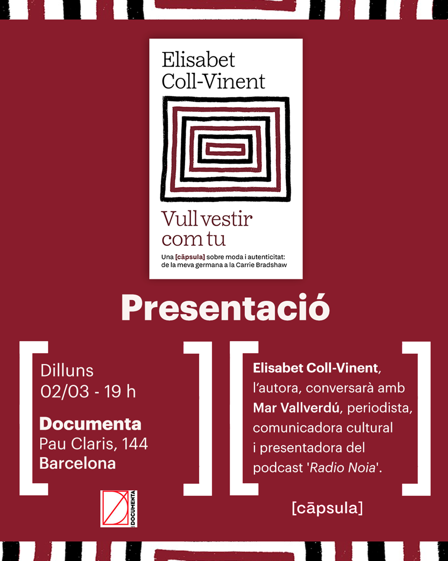 Presentació «Vull vestir com tu» d'Elisabet Coll-Vinent Ollé - 