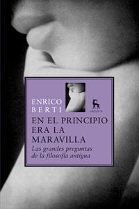 EN EL PRINCIPIO ERA LA MARAVILLA | 9788424935818 | BERTI