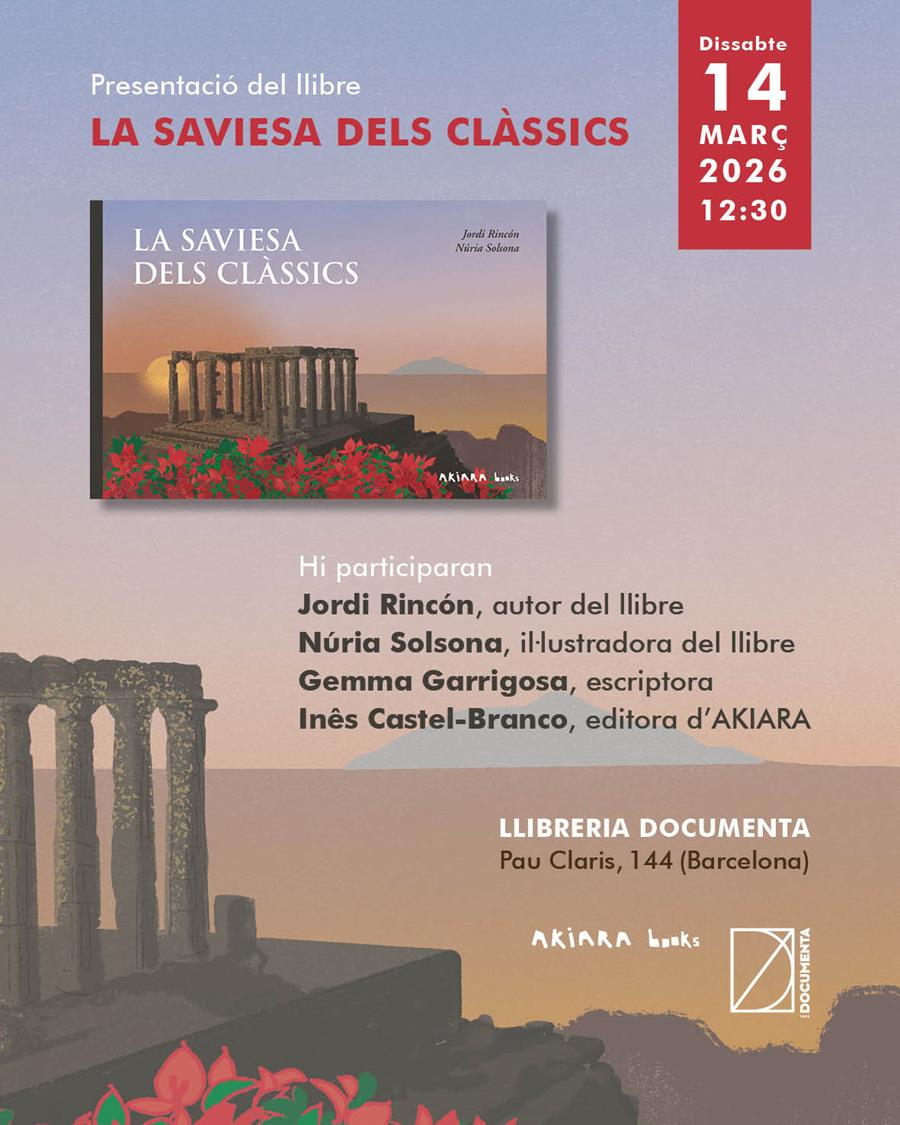 Presentació «La saviesa dels clàssics» de Jordi Rincón Il·lustracions de Núria Solsona - 