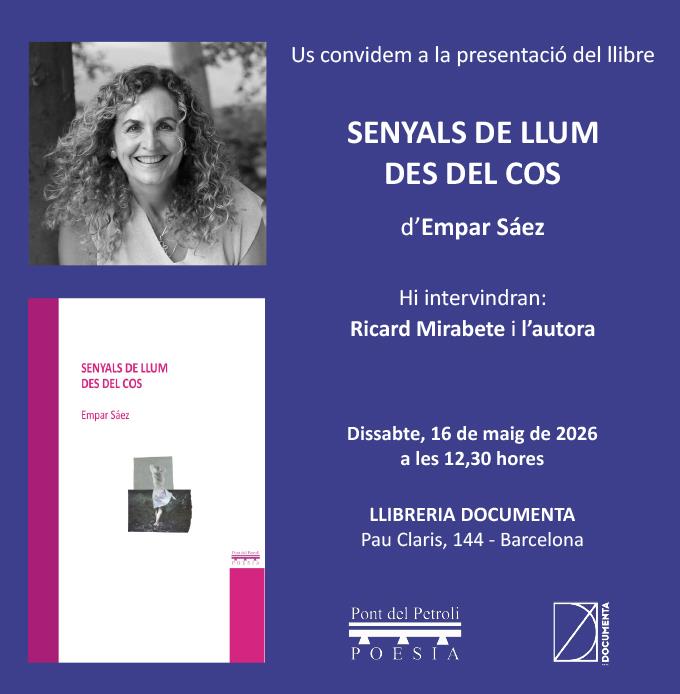 Presentació «Senyals de llum des del cos» d'Empar Sàez Artacho - 