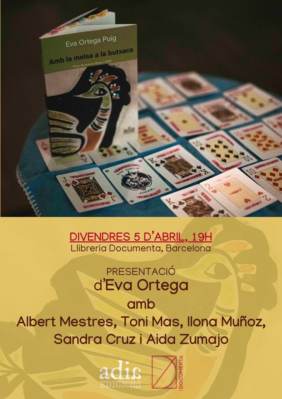 Presentació «Amb la melsa a la butxaca» d'Eva Ortega  - 