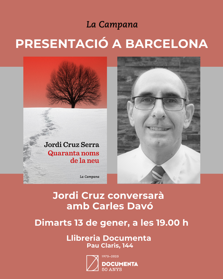 Presentació «Quaranta noms de la neu» de Jordi Cruz Serra - 