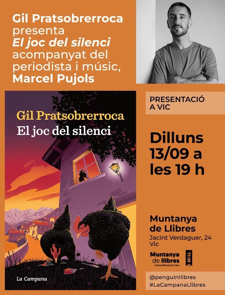 Presentació «El joc del silenci» de Gil Pratsobrerroca - 