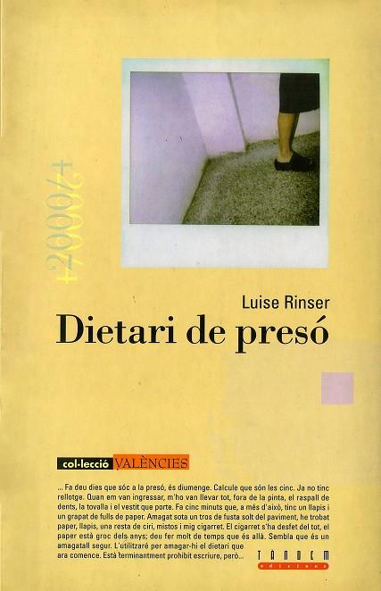 DIETARI DE PRESO | 9788481313208 | RINSER