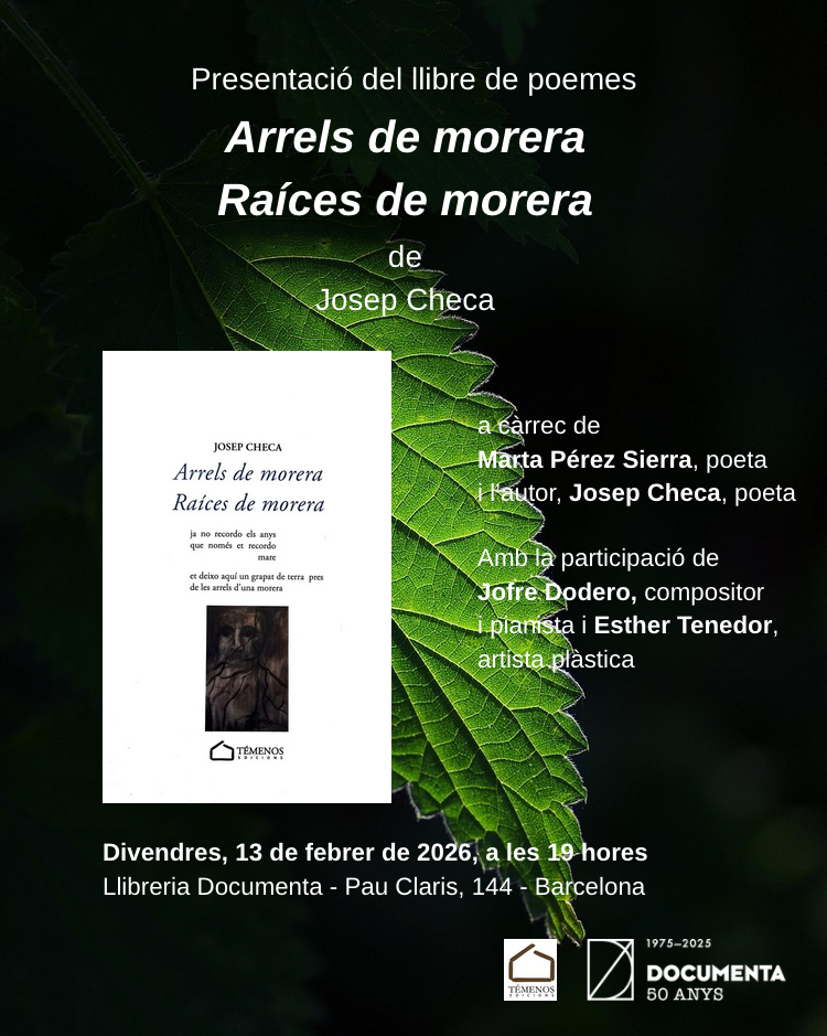Presentació «Arrels de morera. Raíces de morera» de Josep Checa - 