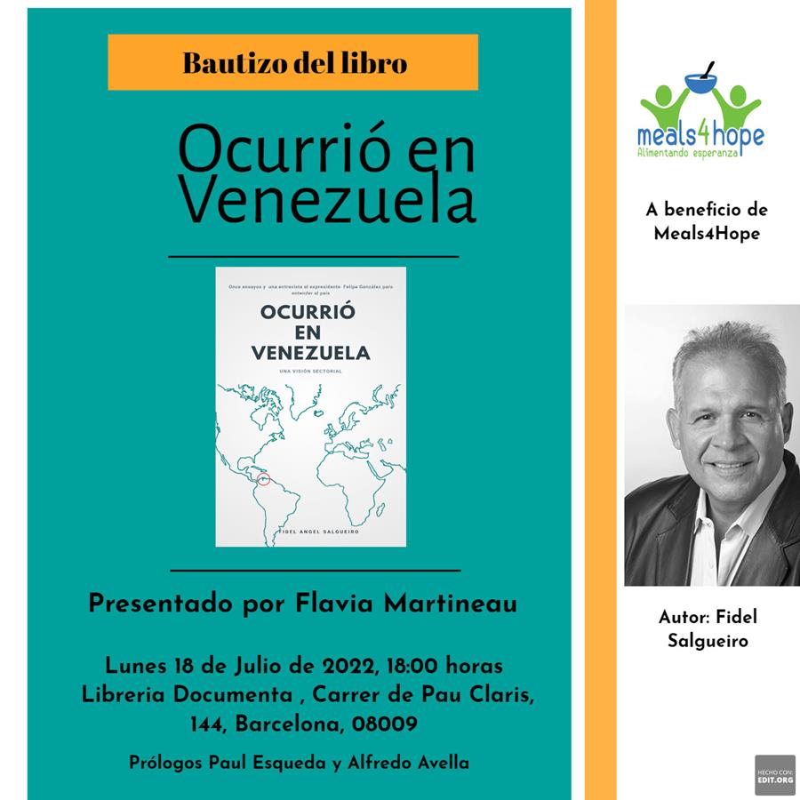 Presentem «Ocurrió en Venezuela» de Fidel Salgueiro - 