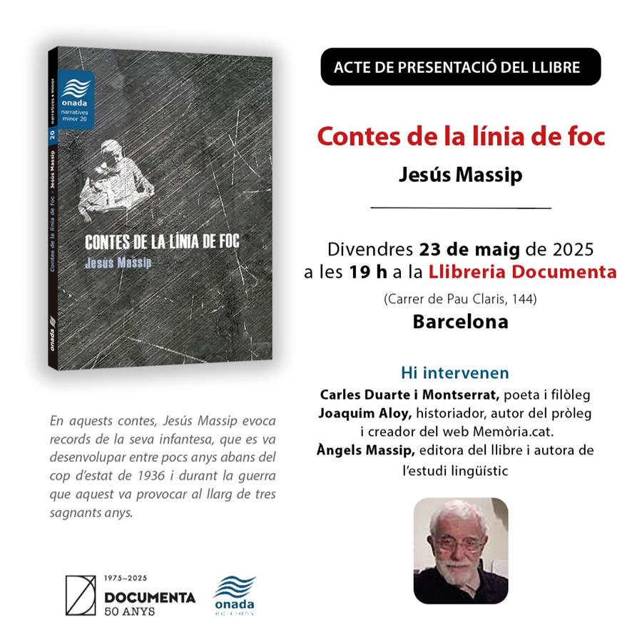 Presentació «Contes de línia de foc» de Jesús Massip - 