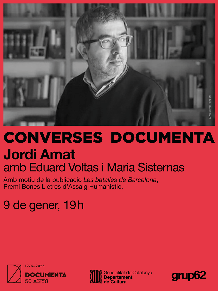 Converses Documenta X: Jordi Amat conversa amb Eduard Voltas i Maria Sisternas - 