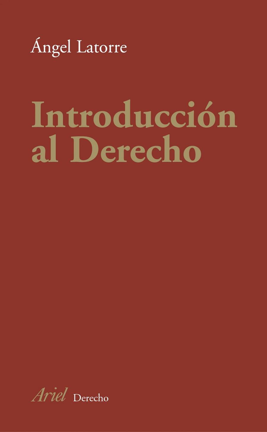 INTRODUCCION AL DERECHO | 9788434432215 | LATORRE