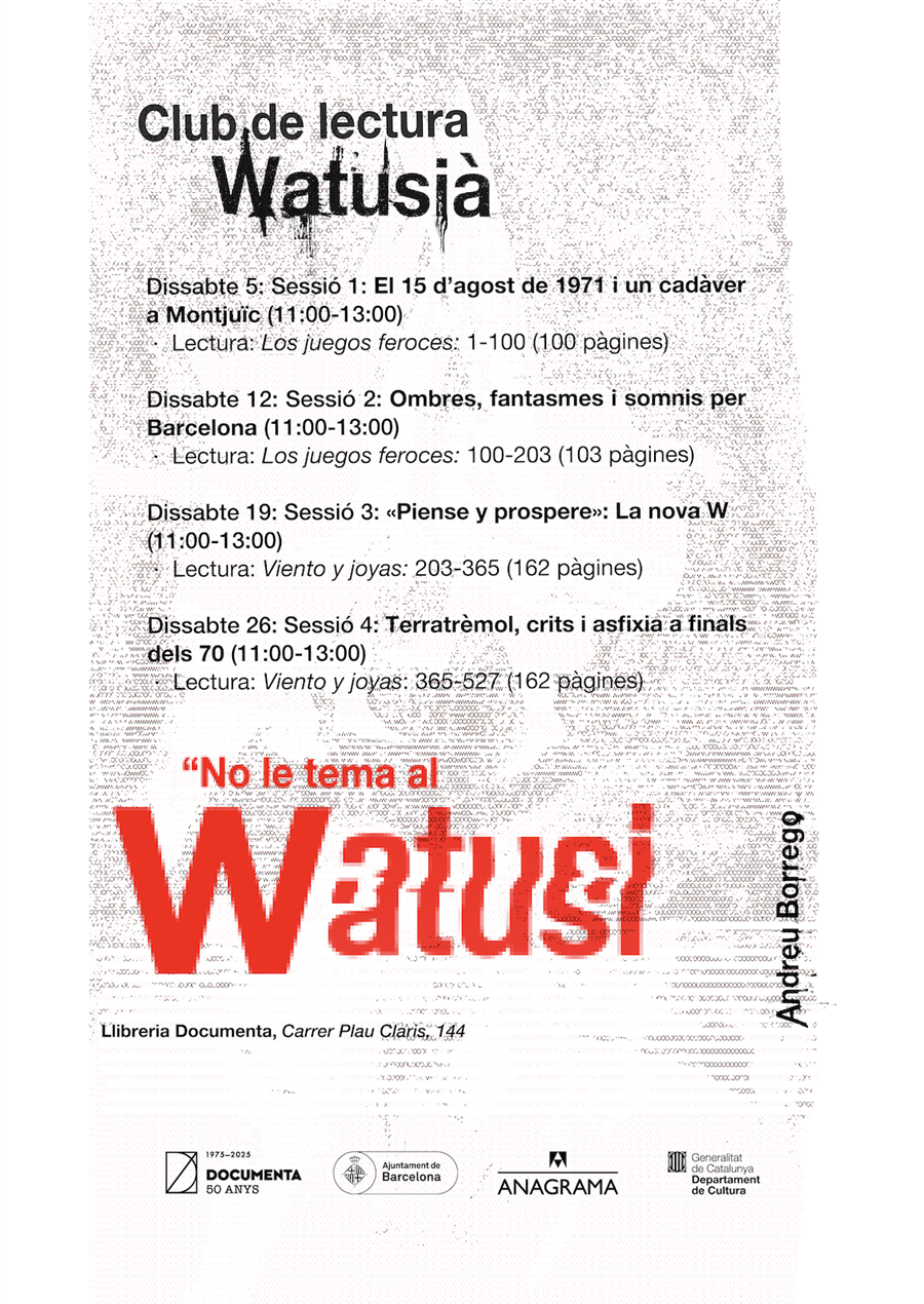 Club de lectura Watusià amb Andreu Borrego Asensi - 
