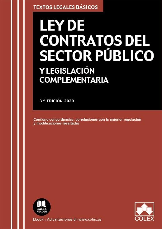 LEY DE CONTRATOS DEL SECTOR PÚBLICO | 9788418025679 | EDITORIAL COLEX S.L.