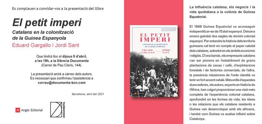 Presentem «El petit imperi» de Jordi Sant i Eduard Gargallo - RESERVES EXHAURIDES - 