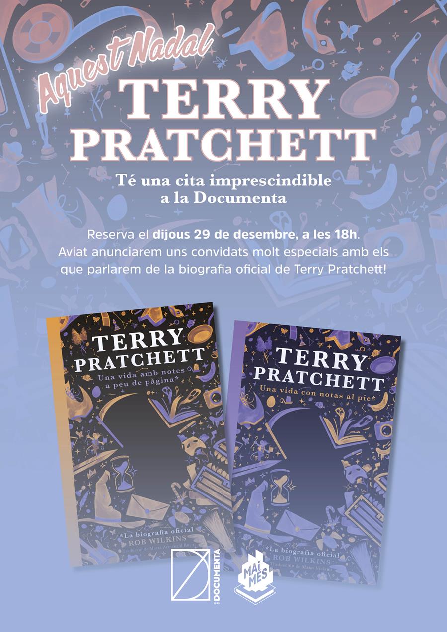 Presentem «Una vida amb notes a peu de pàgina» de Terry Pratchett - 