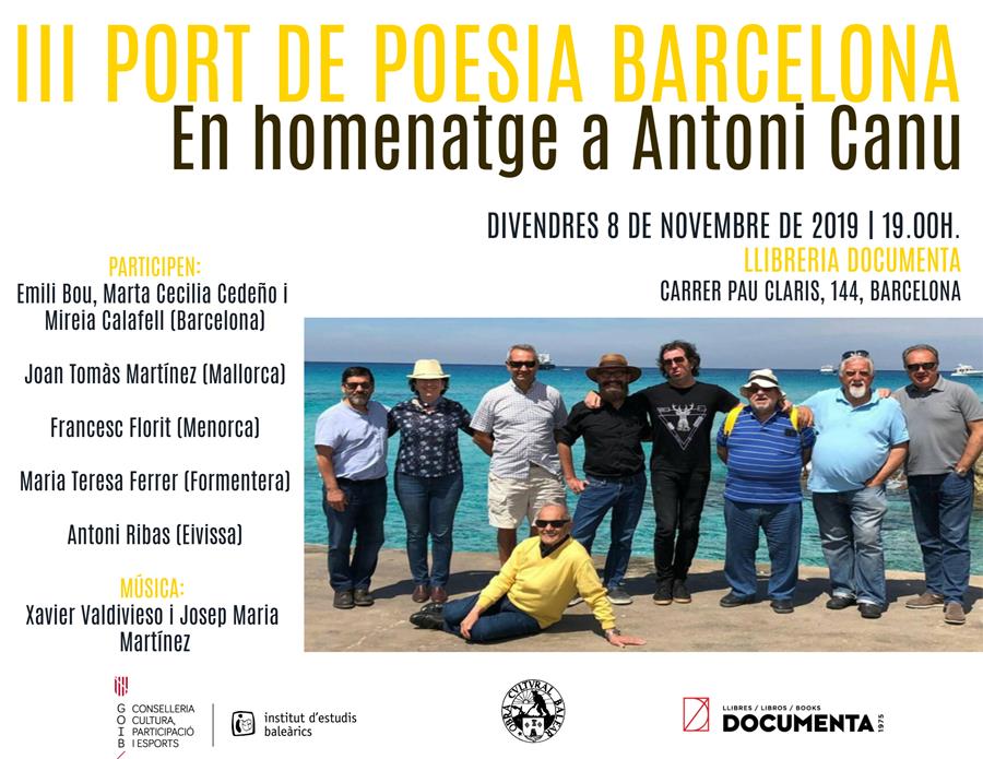 III Port de Poesia: Homenatge a Antoni Canu - 