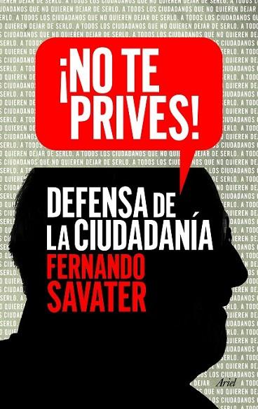 ¡NO TE PRIVES! | 9788434418615 | SAVATER