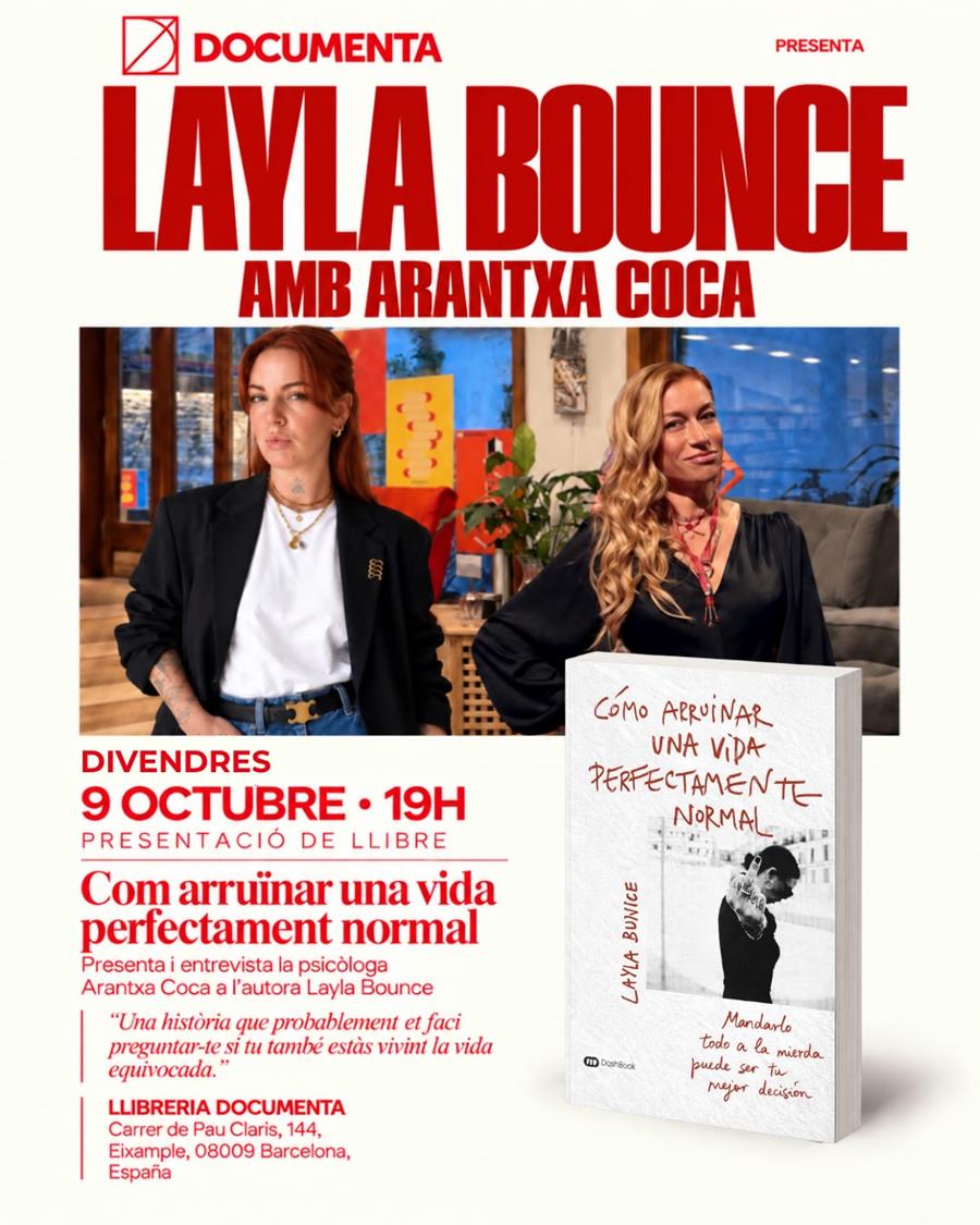  Presentació «Cómo arruinar una vida perfectamente normal» de Layla Bounce - 