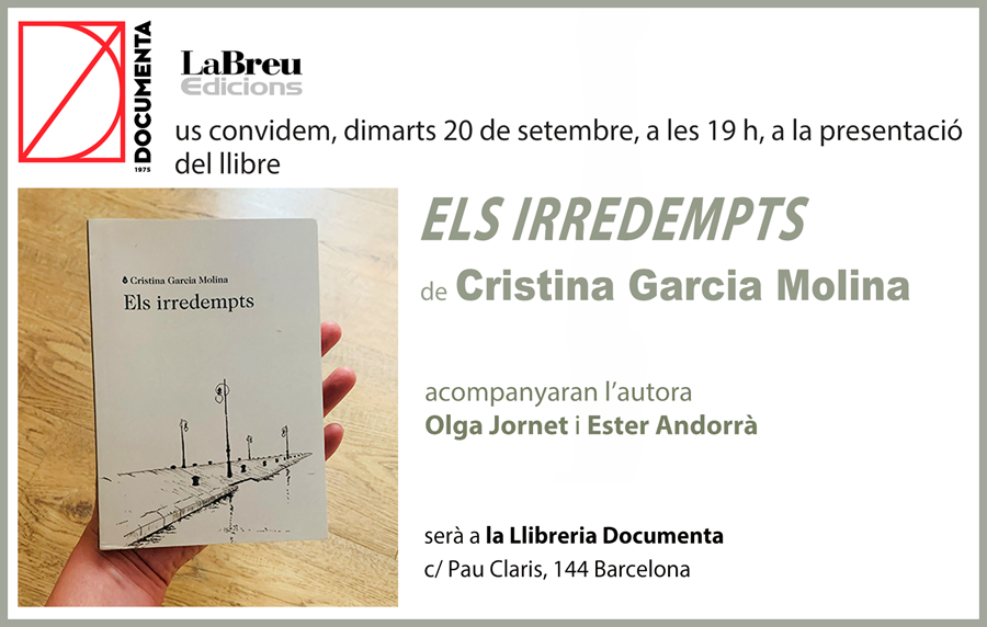 Presentem «Els irredempts» de Cristina Garcia Molina - 