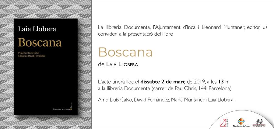 Presentem 'Boscana', de Laia Llobera - 