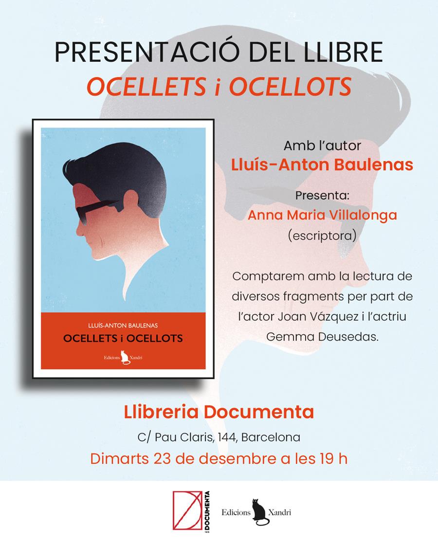 Presentació «Ocellets i ocellots» de Lluís-Anton Baulenas - 