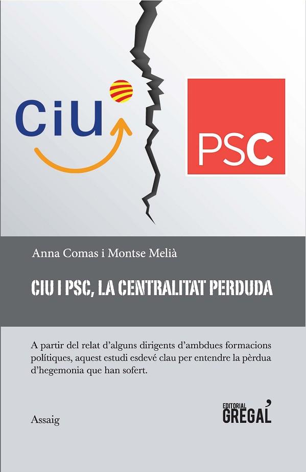 CIU I PSC, LA CENTRALITAT PERDUDA | 9788417082376 | COMAS I MARINé, ANNA/MELIà ROSET, MONTSE