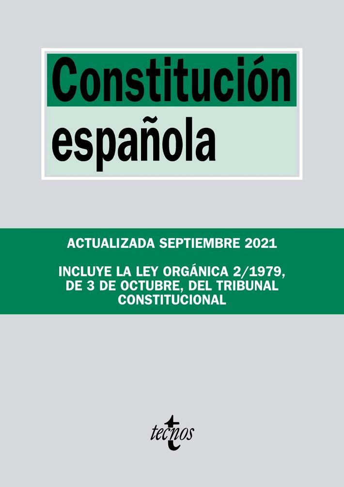 CONSTITUCIÓN ESPAÑOLA | 9788430982806 | EDITORIAL TECNOS