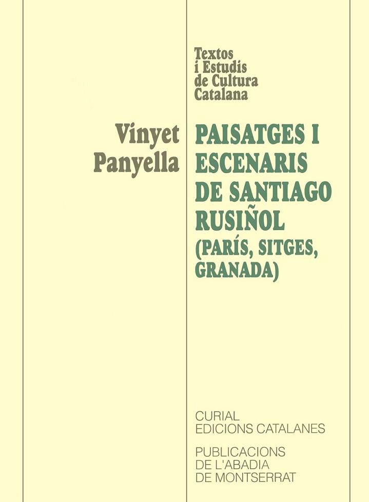 PAISATGES I ESCENARIS DE SANTIAG | 9788484151968 | VINYET PANYELLA