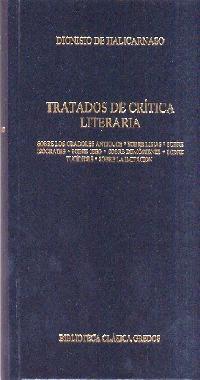 TRATADOS DE CRÍTICA LITERARIA | 9788424927592 | DE HALICARNASO