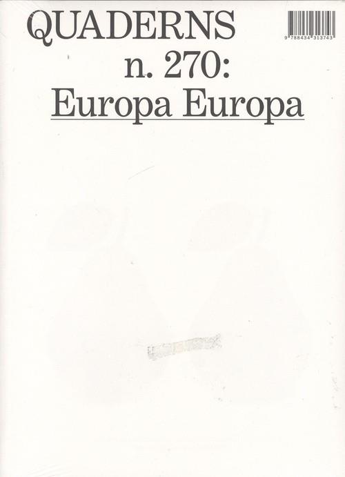 QUADERNS N.270: EUROPA EUROPA | 9788434313743 | VV.AA