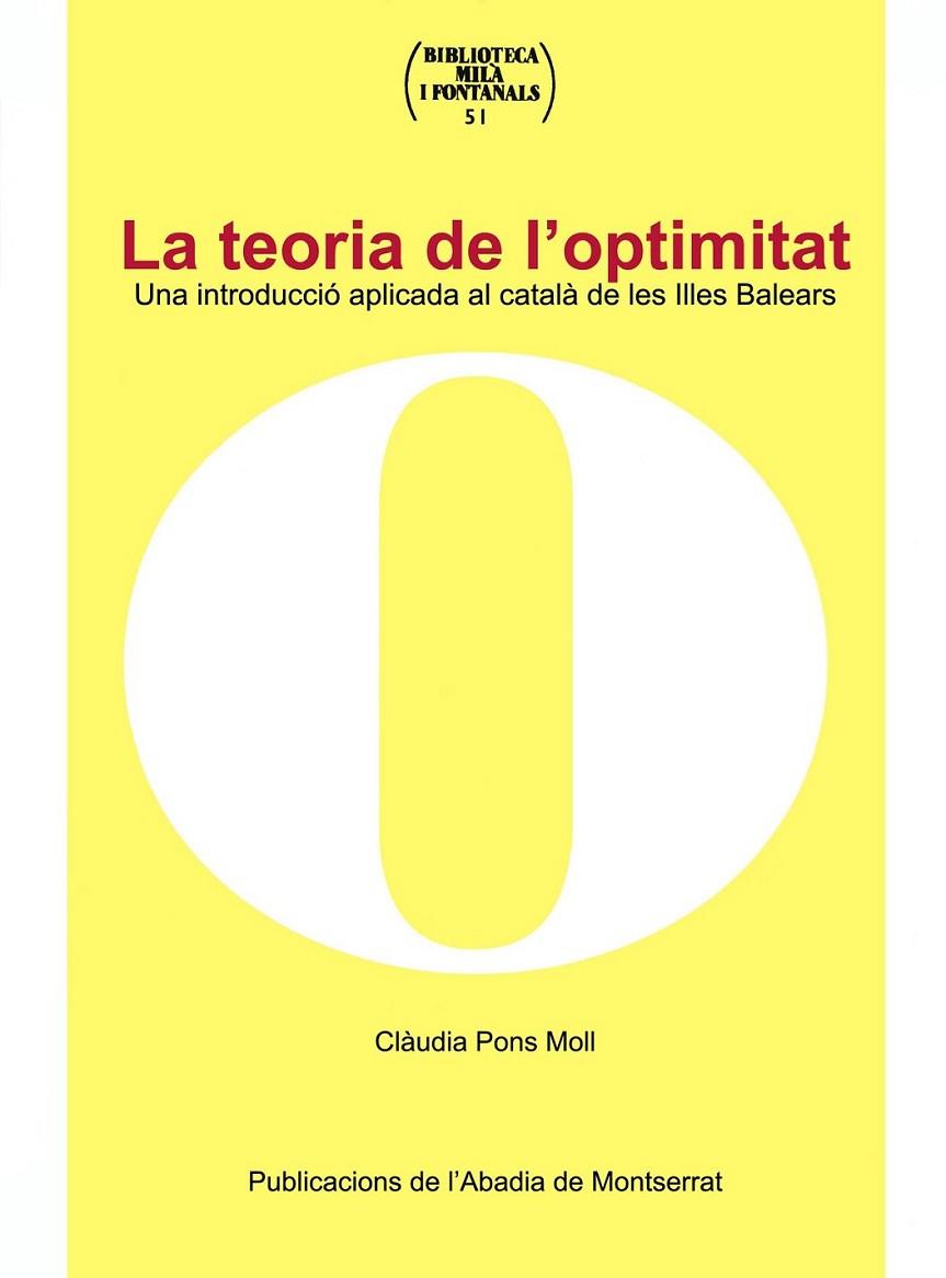 LA TEORIA DE L'OPTIMITAT | 9788484158721 | MOLL