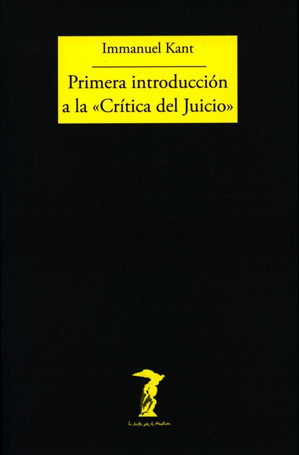 PRIMERA INTRODUCCION A LA | 9788477740001 | KANT