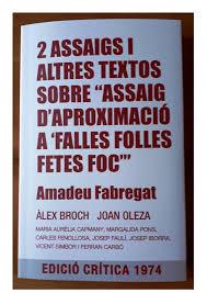 ASSAIG D'APROXIMACIO A FALLES FOLLES FETES FOC | 9788492435104 | AMADEU FABREGAT