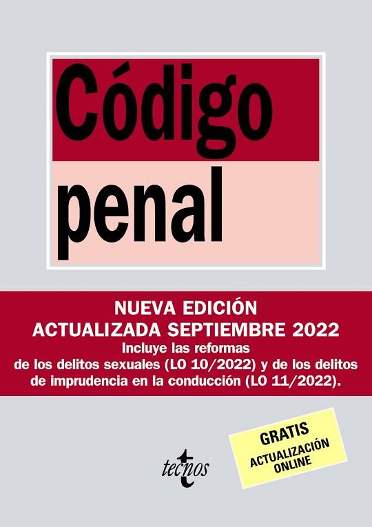 CÓDIGO PENAL | 9788430987009 | EDITORIAL TECNOS