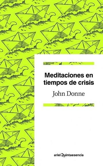 MEDITACIONES EN TIEMPOS DE CRISIS | 9788434405363 | DONNE. JOHN