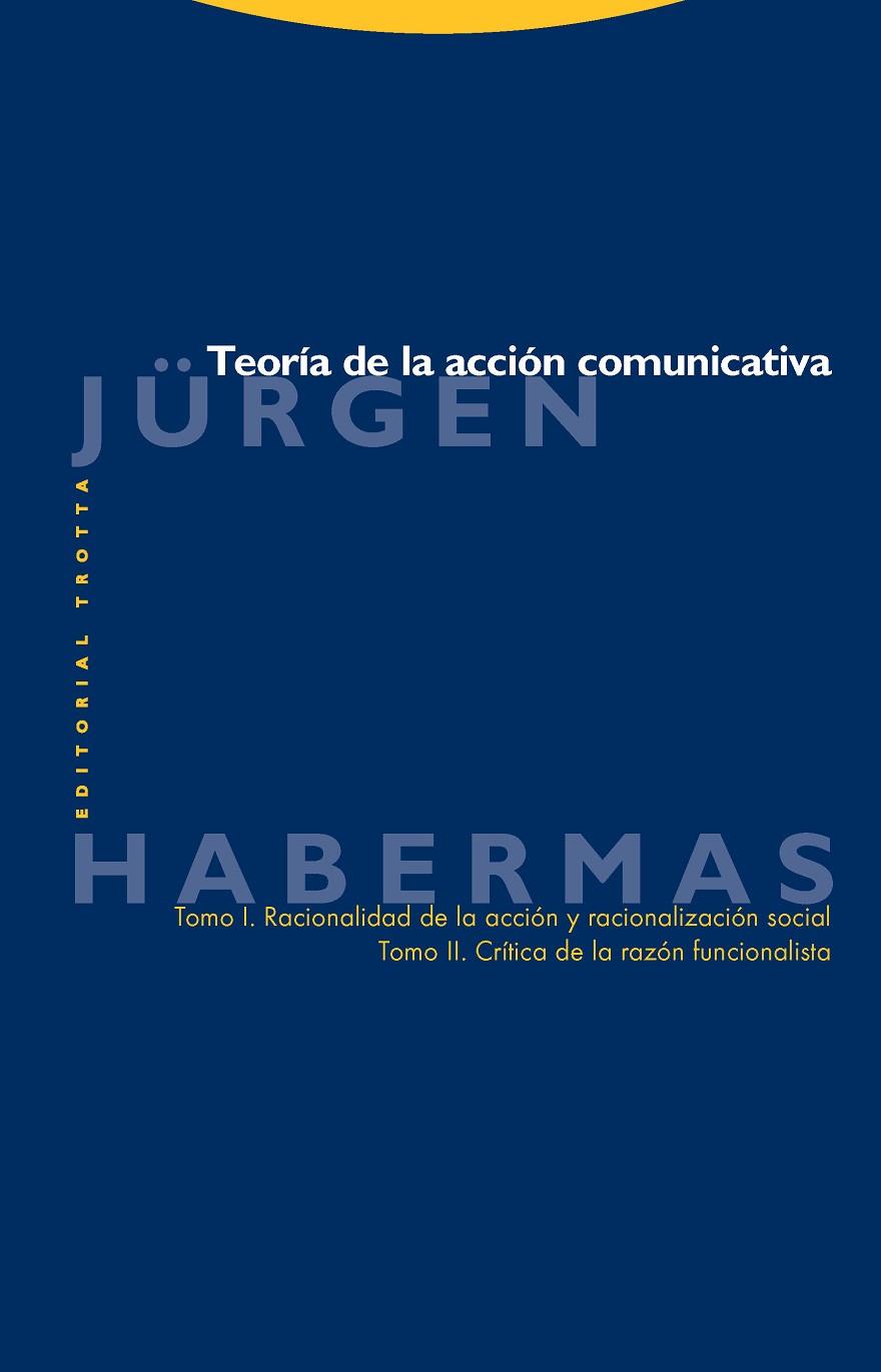 TEORIA DE LA ACCION COMUNICATIVA | 9788498790726 | HABERMAS