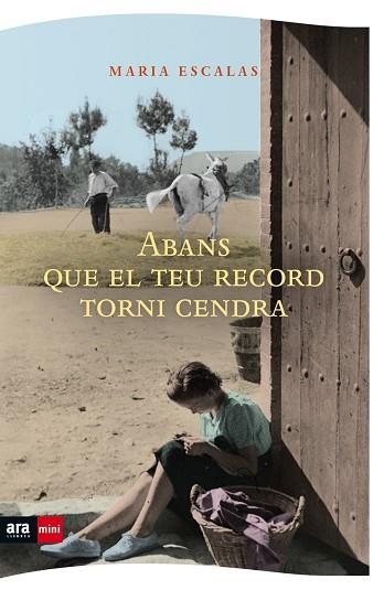 ABANS QUE EL TEU RECORD TORNI CENDRA | 9788494652394 | ESCALES I BERNAT, MARIA