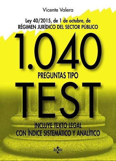 1040 PREGUNTAS TIPO TEST | 9788430971039 | VALERA, VICENTE