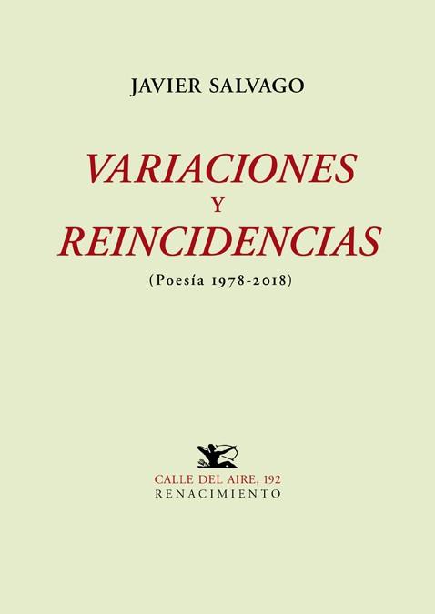 VARIACIONES Y REINCIDENCIAS | 9788417950187 | SALVAGO, JAVIER