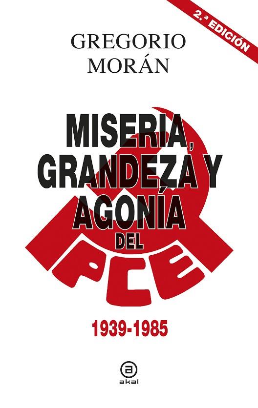 MISERIA, GRANDEZA Y AGONíA DEL PARTIDO COMUNISTA DE ESPAñA | 9788446043119 | MORÁN, GREGORIO