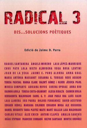 RADICAL 3 .DIS...SOLUCIONS POETIQUES | 9788494464393 | PARRA, JAIME D. (ED.)
